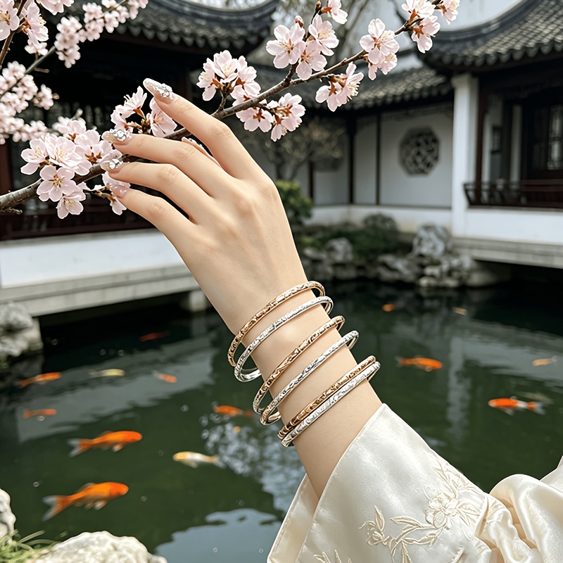 6pcs Fashionable Versatile Bracelet Set for Women